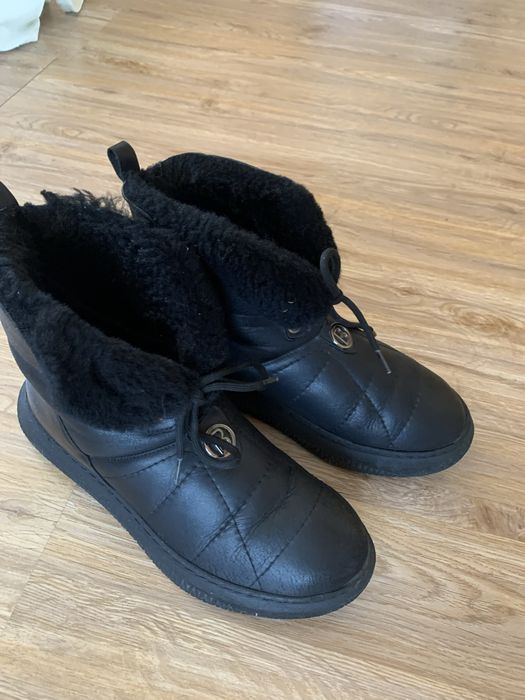 Зимние теплые полуботинки