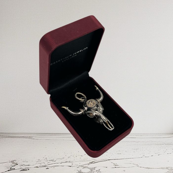 Сребърна висулка bloom бик