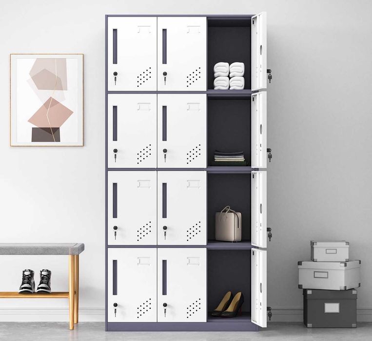 Металлический шкаф для раздевалки подходит для офиса и работы в наличи