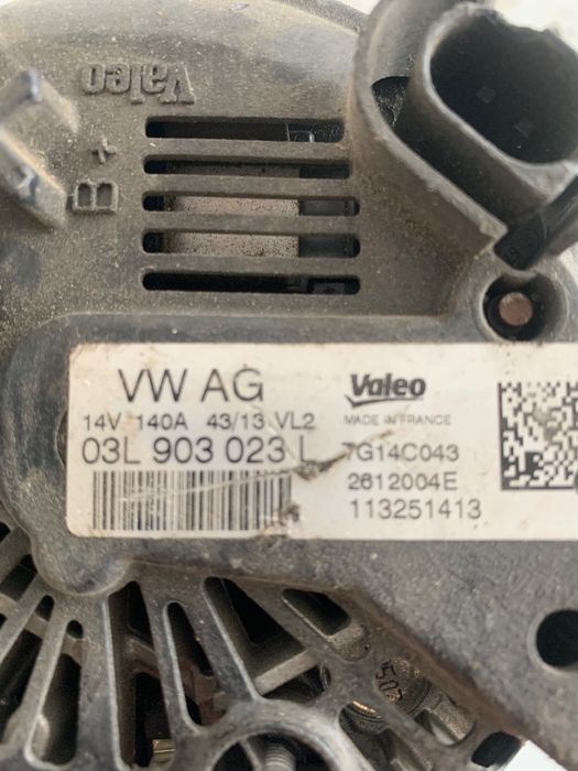 Alternator Skoda Octavia Iii 5E3, Nl3, Nr3 2012 - >, Volkswagen Golf