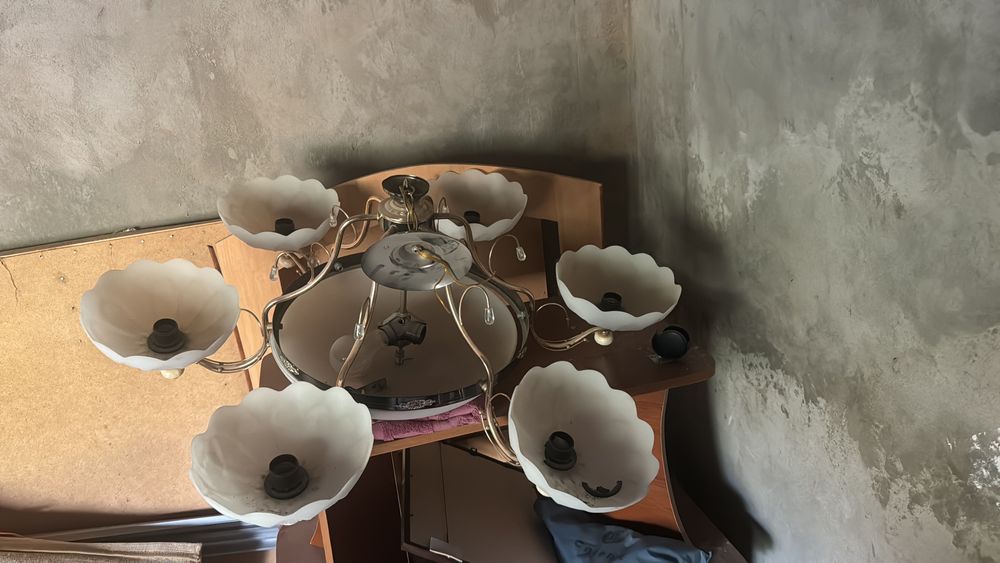 Люстра бу шам лампа