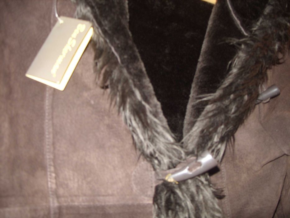 дамски дълг кожух с качулка