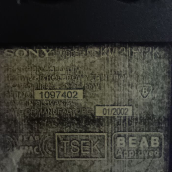 Sony Trinitron KV-21FT2K