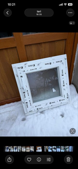 Fereastră PVC Artens 56x56 cm, 5 Camere – NOUĂ / Preț Fix