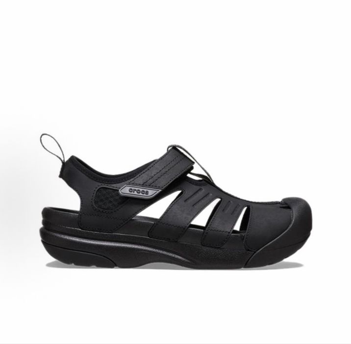 Мужские сандалии Crocs Swiftwater черные оригинал
