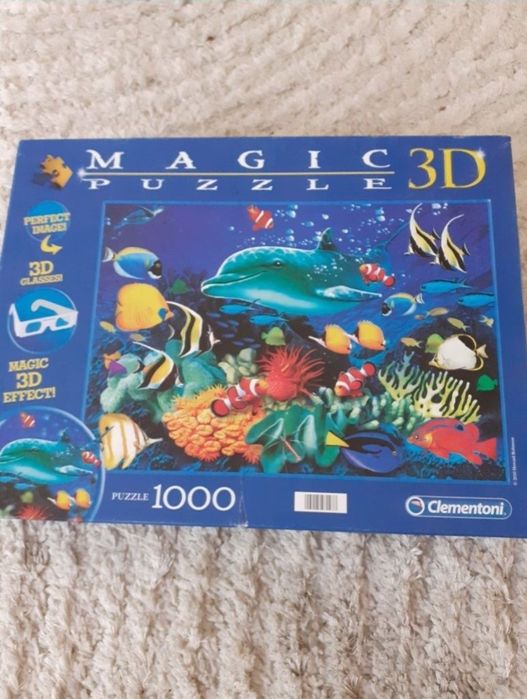 Puzzle 3d 1000 piese clementoni ca nou complet impecabil Ravensburger
