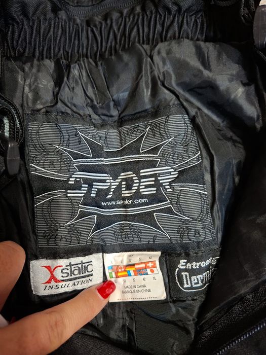 Pantaloni ski Spyder bărbați XL / 52, cu bretele, impermeabili