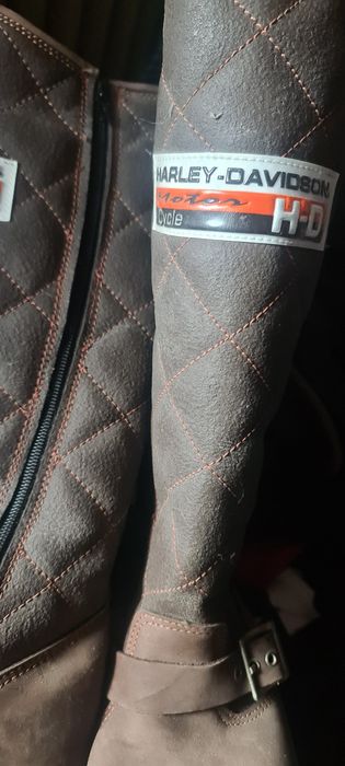 Cizme+vesta +harley davidson