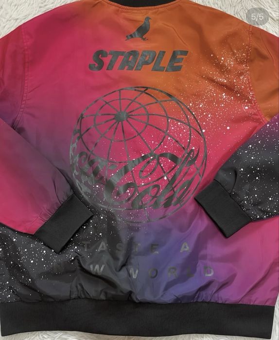 Бомбер Куртка Coca Cola x Staples