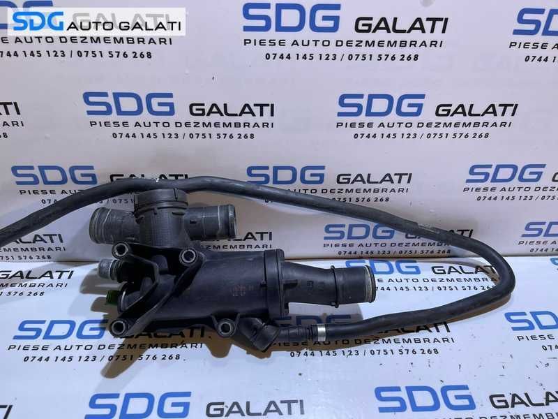 Corp Carcasa Termostat Senzor Temperatura Apa Ford Mondeo 4 2.0 TDCI 2007 - 2015 Cod 9656182980 [S0109]