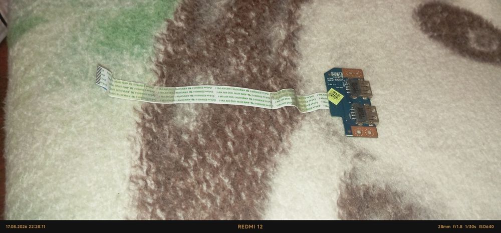 Плата USB портов ноутбука