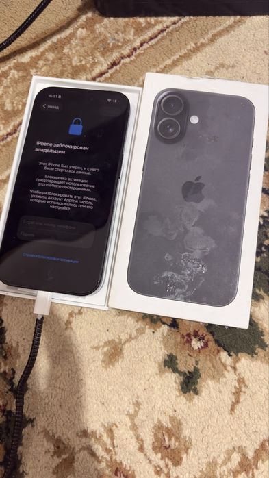 Продам iPhone 16 на запчасти