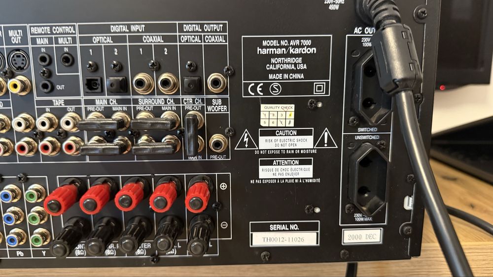 23 KG Amplificator/Receiver Harman Kardon AVR 7000