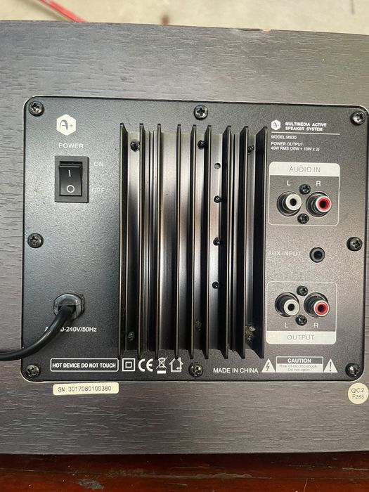 Sistem audio 2.1 A+ MS30, subwoofer + 2 sateliți, 40W RMS