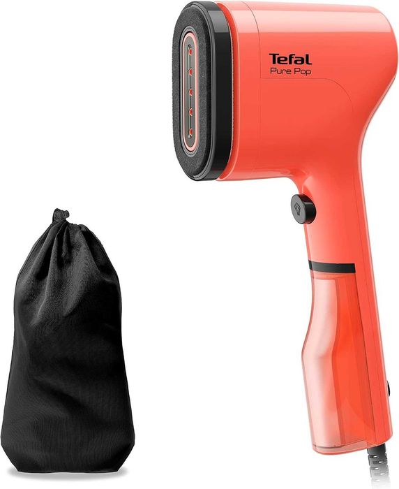 Парна четка Tefal DT2022 Pure Pop | 1300 W | Резервоар за вода 70 мл | Премахва до 99,99% от вируси/бактерии/микроби | Бързо нагряване |