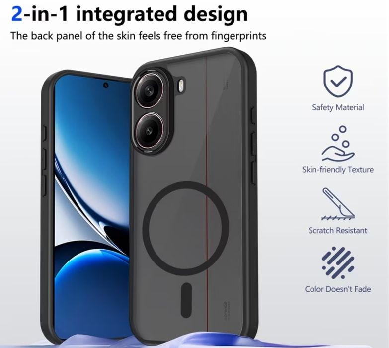 Xiaomi poco X8 pro,X8 pro max ударо-устойчив кейс с Magsafe Налични