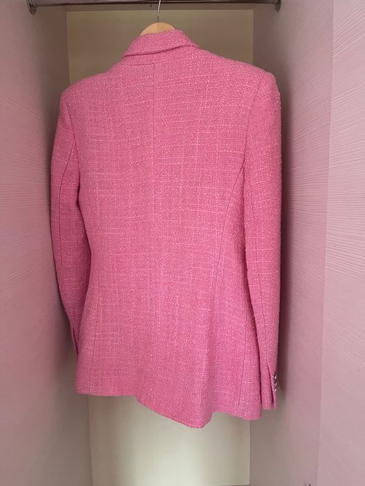 Розов блейзър от букле Zara S