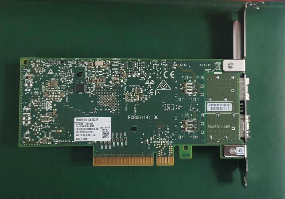 Placa Retea Mellanox ConnectX-4 LX MCX4121A SFP28 25GbE