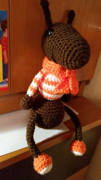 Ръчно плетени играчки на една кука