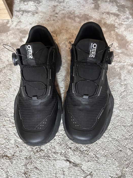 Pantofi sport OTTER  -GRYXX negri, din material textil