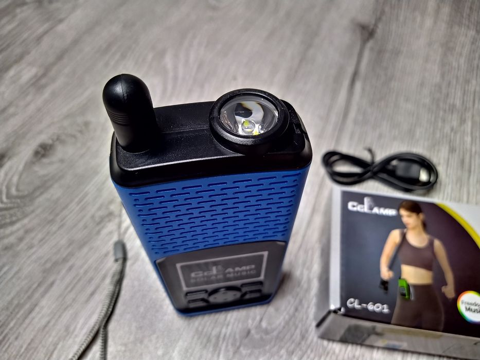 Radio Portabil cu Lanterna, Bluetooth, Card, USB,  Camping, Pescuit