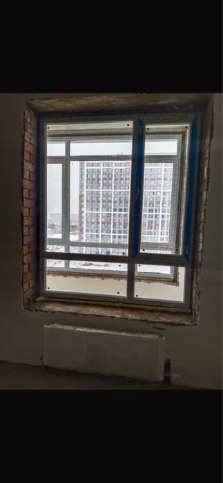 Витражное окно с тройным стеклом