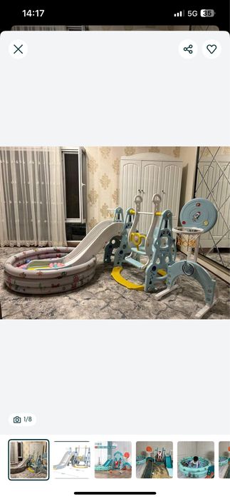 Горка качеля. Доставка по Ташкенту БЕСПЛАТНО