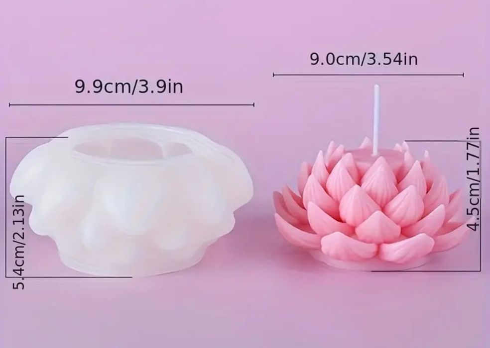 Силиконовая форма для свечей