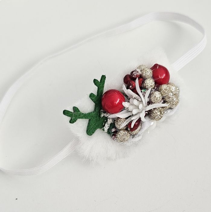 Accesorii de păr cu motiv Crăciun! Înflorate unicate.