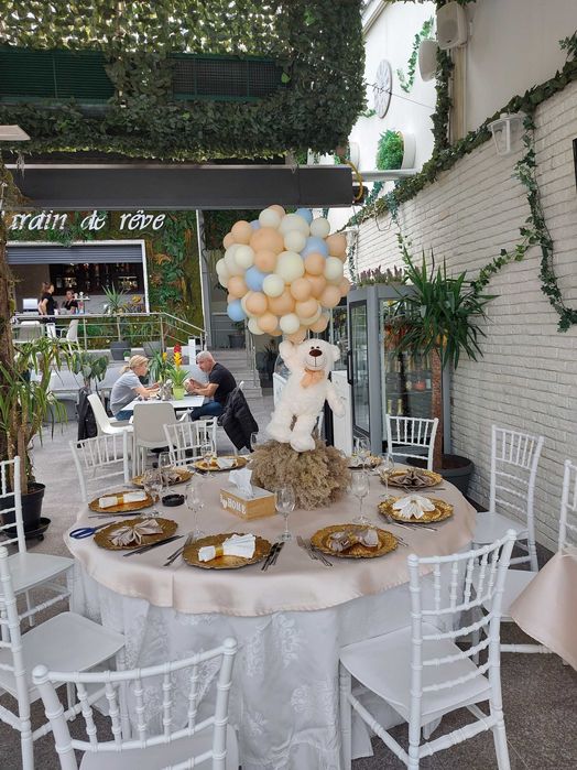 Decor botez tema balonul cu aer cald