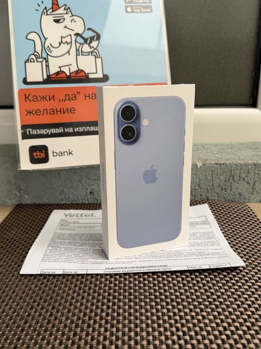 НОВ! 512Gb *ЛИЗИНГ* iPhone 17 Mist Blue 24М ГАРАНЦИЯ