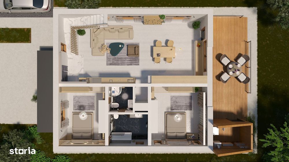 ROA Teghes – vilă 190 mp nZEB, ansamblu 14 case
