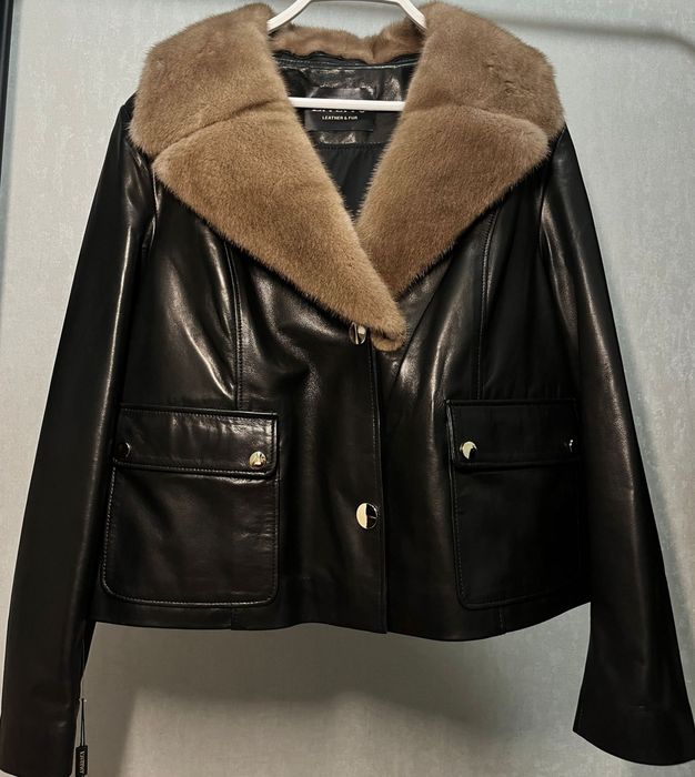 Куртка кожанная осень, весна