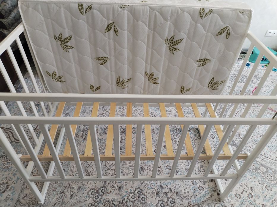 Детская кровать качалка 120*60