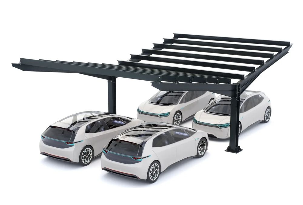 Carport (copertina auto) x4 auto