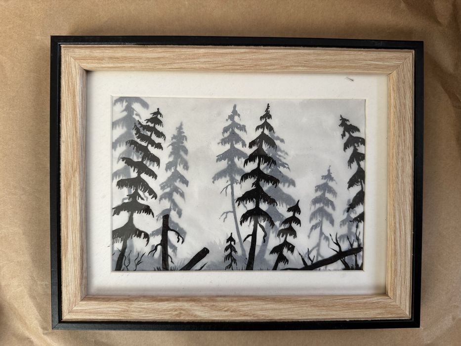 Tablouri grafice cu tematica forestiera