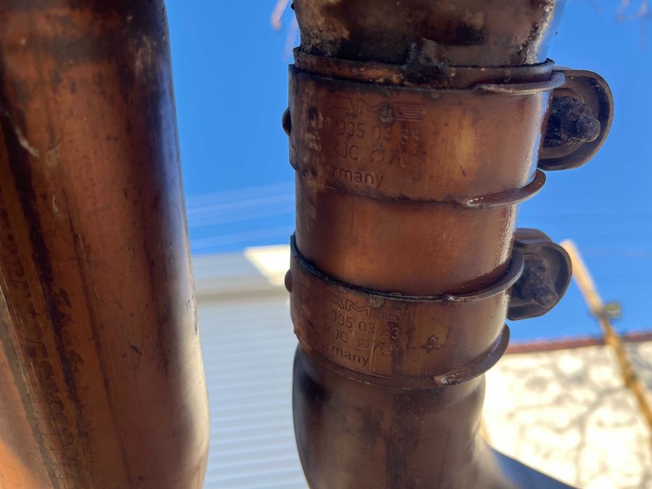 Изпускателна система CL 63 ЦЛ 63 AMG предна част налични катализатори