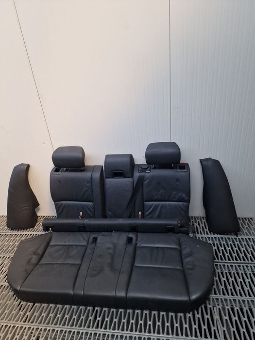 Scaune bancheta interior bmw e60 e61 cu  încălzire piele neagra