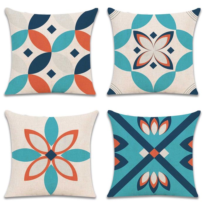 Wakasena Комплект калъфки за възглавници 4 бр. 45 x 45 см