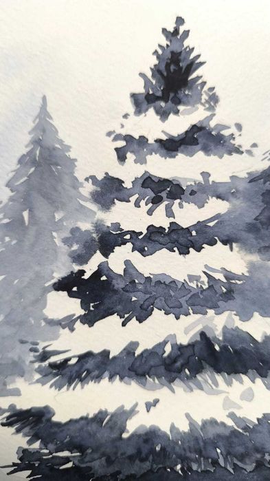 Tablouri Original Acuarela - Cadou de Craciun