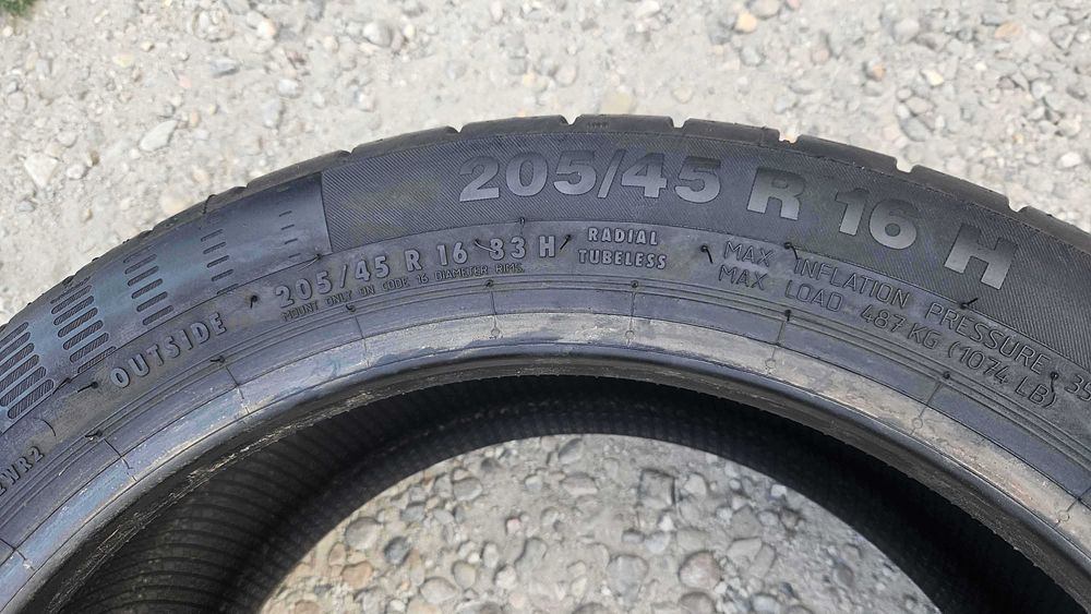 205/45 R16 • Vara • Continental ContiEcoContact 5 83H | 2 buc | Pret/buc