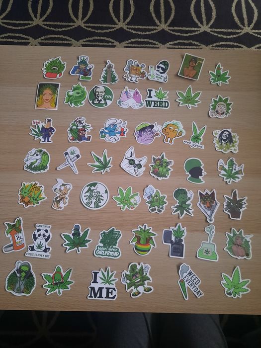 Stickere 50 buc verzi