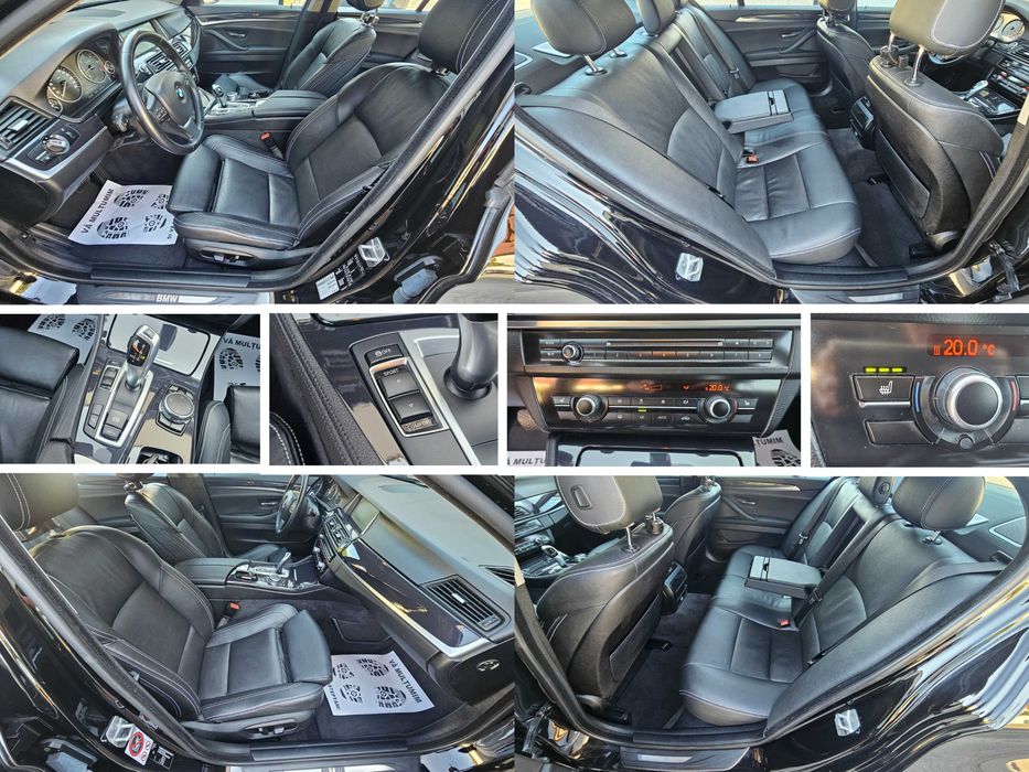 BMW 520d F10 LCI 2.0d 190cp 06.2015 Steptronic / Bixenon NAVI Mare Piele / TOP
