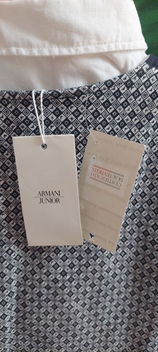 ARMANI оригинален нов елек с риза HM 104 см