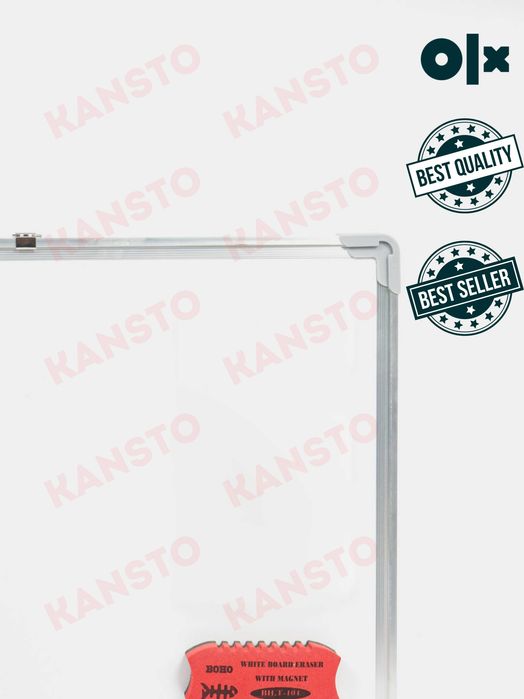 (Доставка) Доска  магнитно маркерная меловая maktab oq Doska