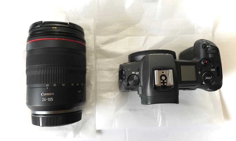 КАТО НОВ! Canon EOS R + обектив RF 24-105 f4 L IS USM,само 3400 кадъра