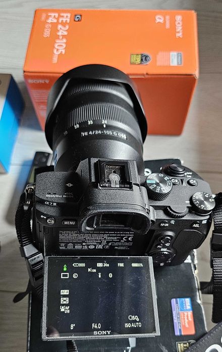 SONY A7 III + 24-105 G - Професионален фотоапарат с обектив като нов!