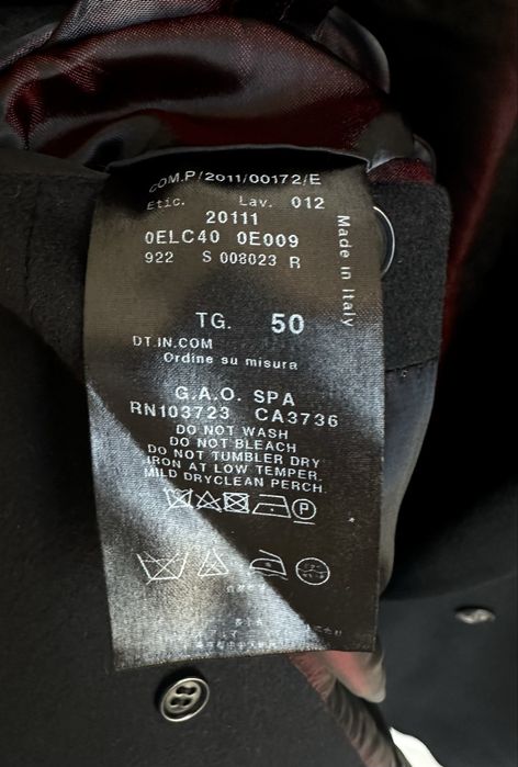 Мужское пальто GIORGIO ARMANI