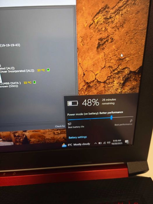 laptop acer nitro 5 i7 8750h gtx 1050 Ti 8gb ssd 256gb hdd 1tb