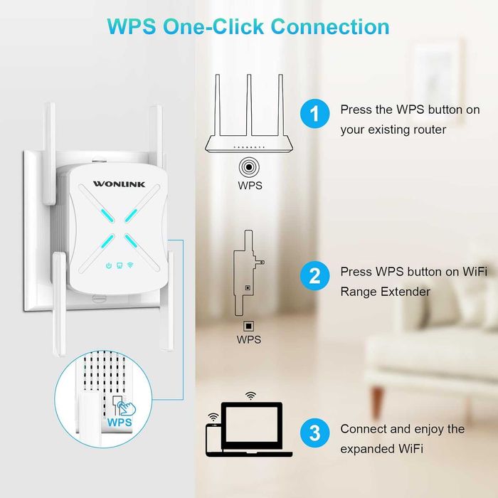 WiFi екстендър- усилвател на сигнала  WONLINK